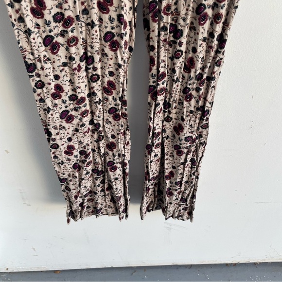 New! Free People some like it hot tan floral print romper jumpsuit 22659 - Picture 8 of 16